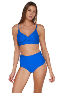 Sunsets Electric Blue Lyla Bralette Top