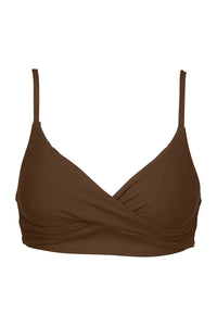 Sunsets Tiki Brown Lyla Bralette Top XS / TIKIB / 619T