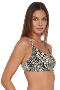 Sunsets Venice Seagrass Texture Lyla Bralette Top XS / VENIC / 619T