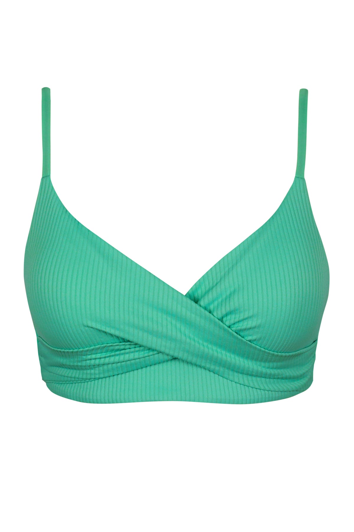 Sunsets Aqua Mist Sandbar Rib Lyla Bralette Top