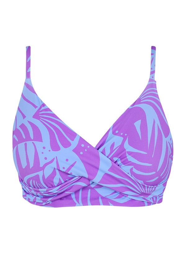 Front pose #1 of a floating garment shot featuring Sunsets Seaborne Lyla Bralette Top