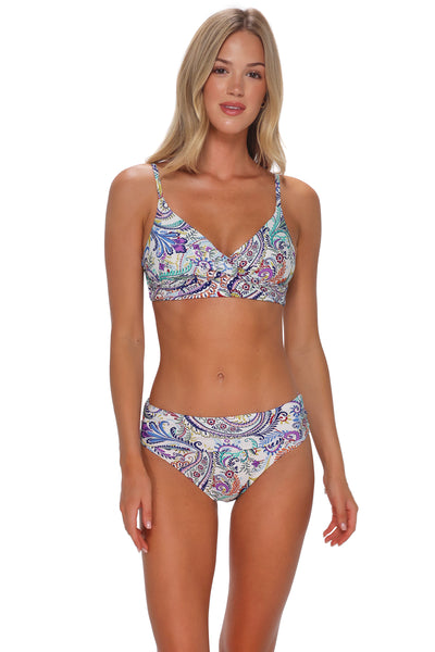 Sunsets Tide Pool Twist Lyla Bralette Top