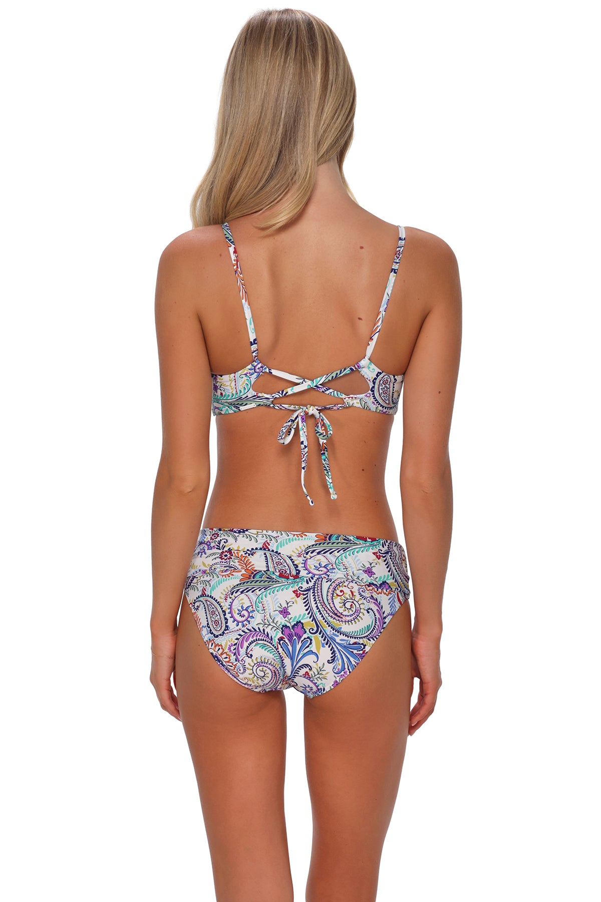 Sunsets Tide Pool Twist Lyla Bralette Top