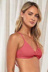 Pacifica by Sunsets Hibiscus Tea Indie Bralette Top S / HIBIS / 622T