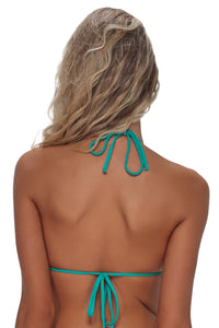 Pacifica Jade Jewel Lurex Tiana Triangle Top