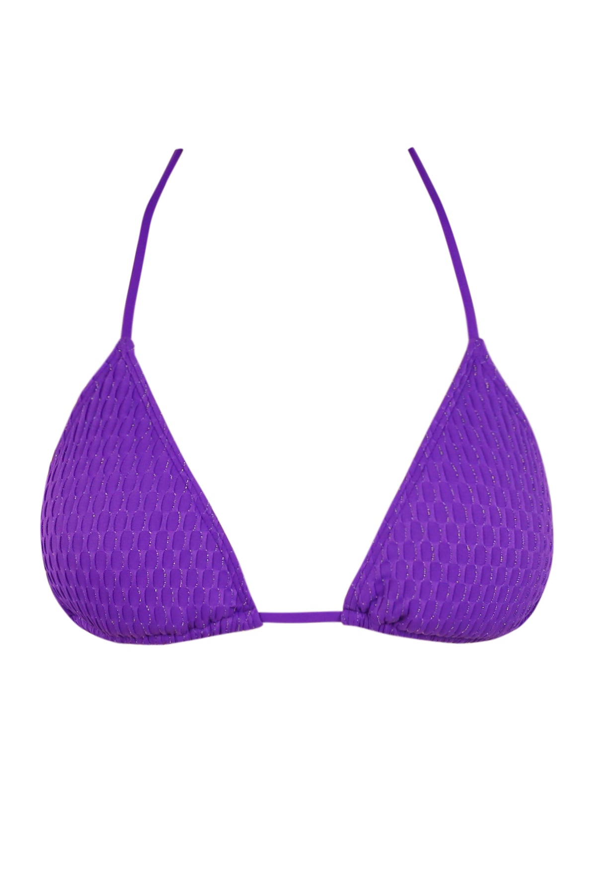 Pacifica Purple Gem Lurex Tiana Triangle Top