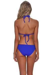 Pacifica Vivid Blue Rib Tiana Triangle Top