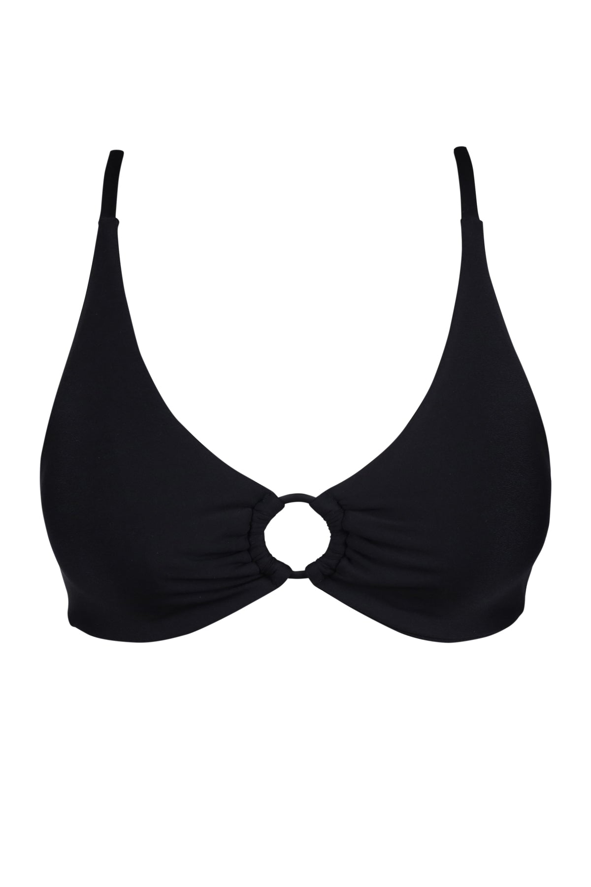 Sunsets Black Carrie Crossback Top