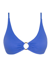 Sunsets Harbor Blue Sandbar Rib Carrie Crossback Top