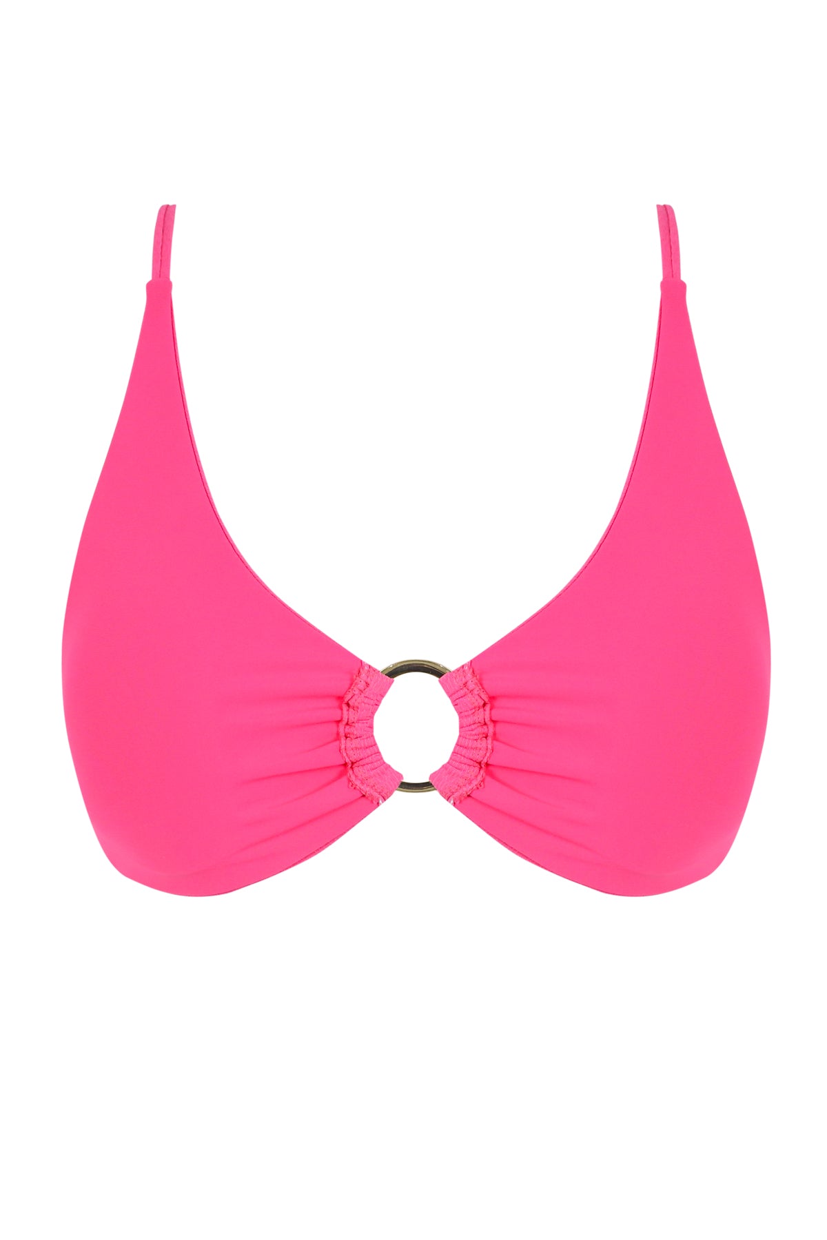 Sunsets Posy Pink Crepe Carrie Crossback Top