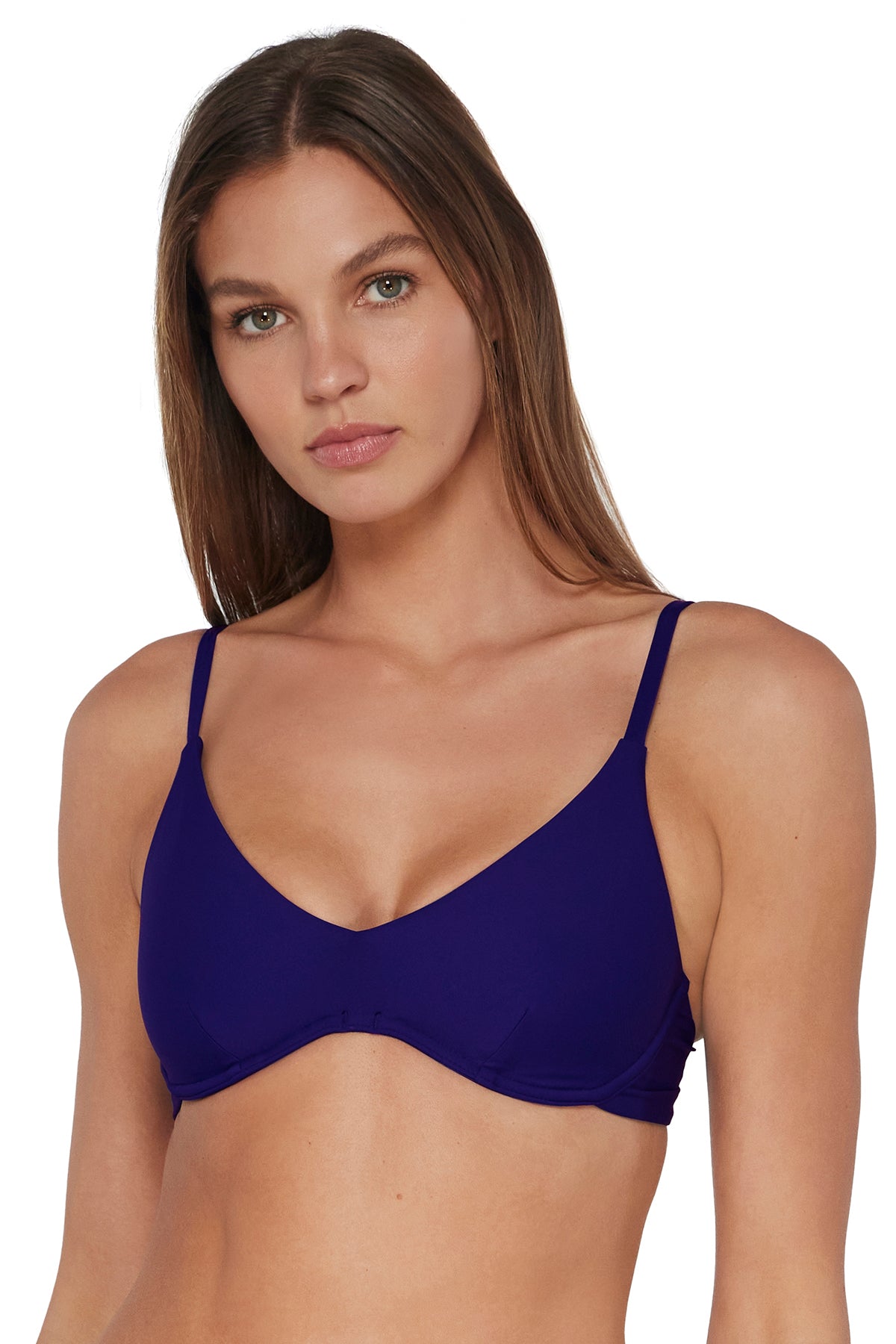 Sunsets Indigo Brooke U-Wire Top S / INDIG / 643T