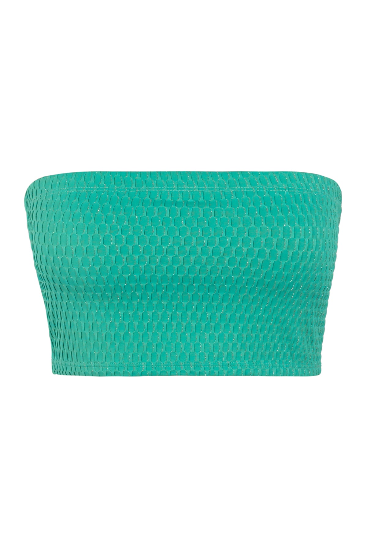 Pacifica Jade Jewel Lurex Shellie Tube Top