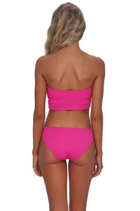 Pacifica Pink Diamond Lurex Shellie Tube Top