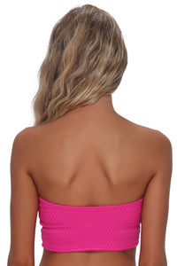 Pacifica Pink Diamond Lurex Shellie Tube Top