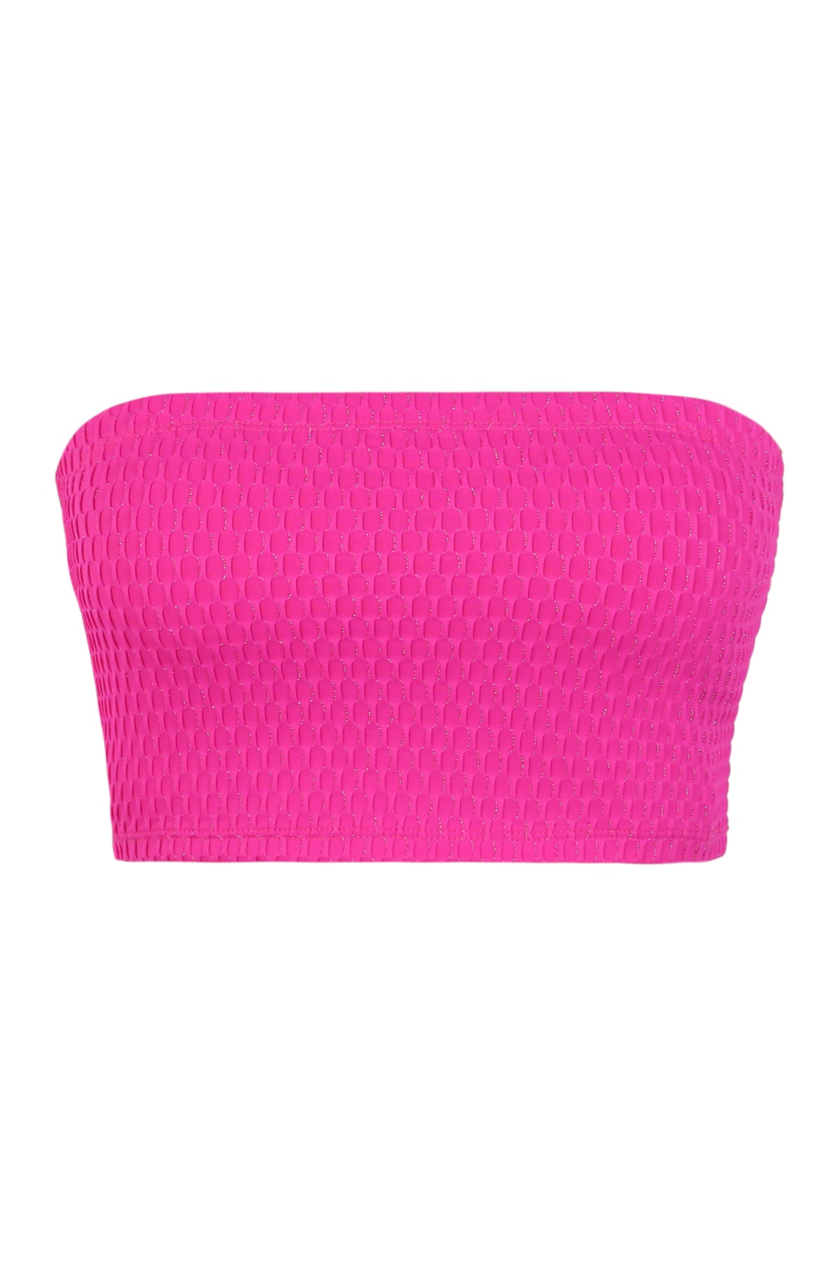 Pacifica Pink Diamond Lurex Shellie Tube Top