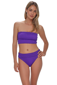 Pacifica Purple Gem Lurex Shellie Tube Top