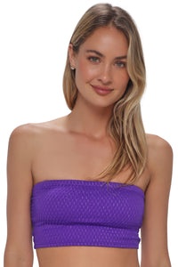 Pacifica Purple Gem Lurex Shellie Tube Top