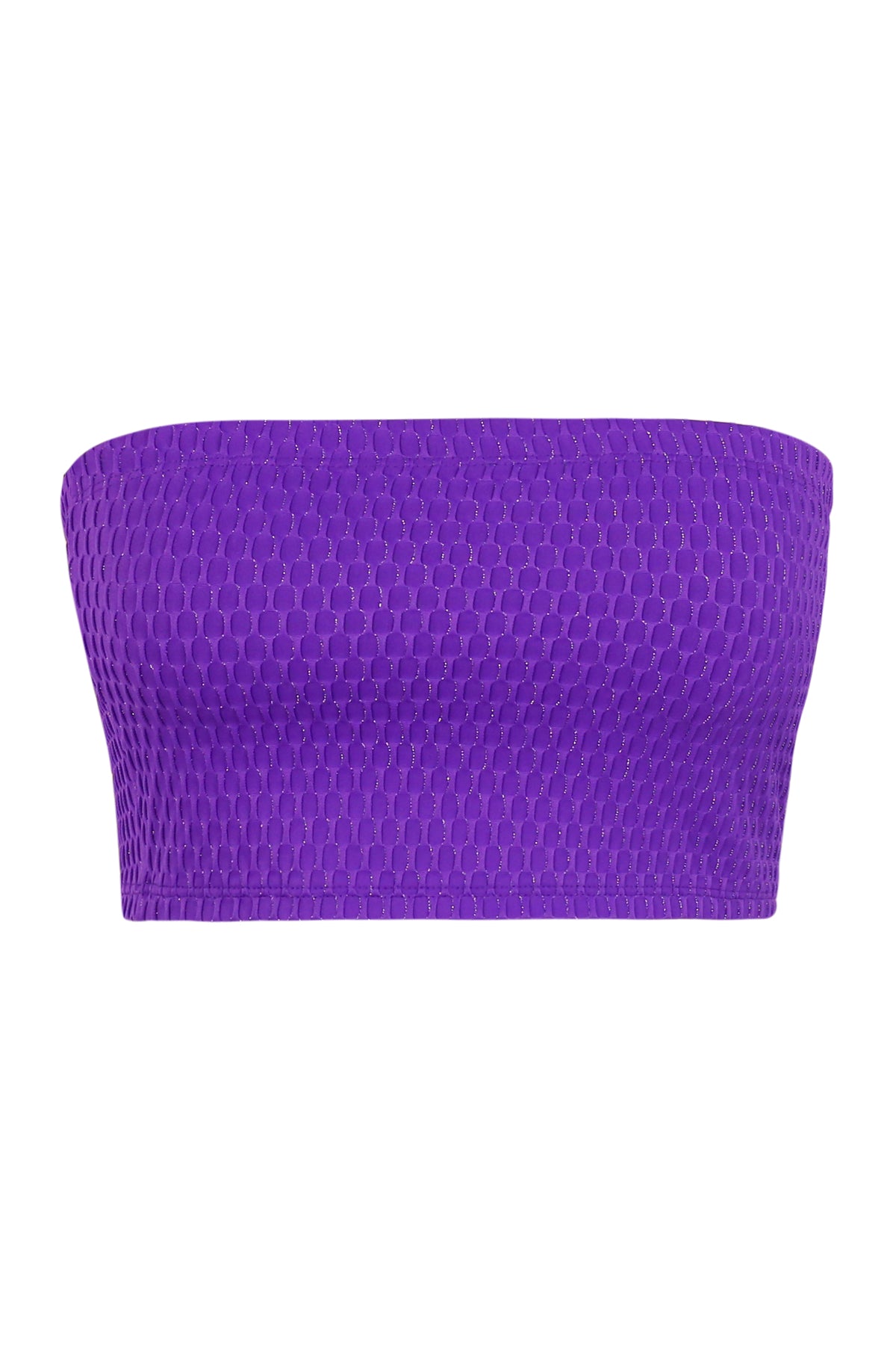 Pacifica Purple Gem Lurex Shellie Tube Top