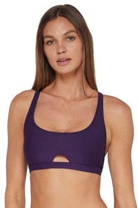 Sunsets Paradise Plum Brandi Bralette Top XS / PARAD / 68T