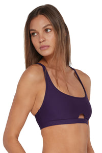 Sunsets Paradise Plum Brandi Bralette Top XS / PARAD / 68T