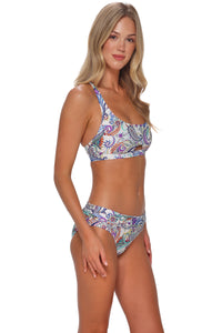 Sunsets Tide Pool Twist Brandi Bralette Top