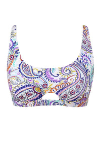 Sunsets Tide Pool Twist Brandi Bralette Top