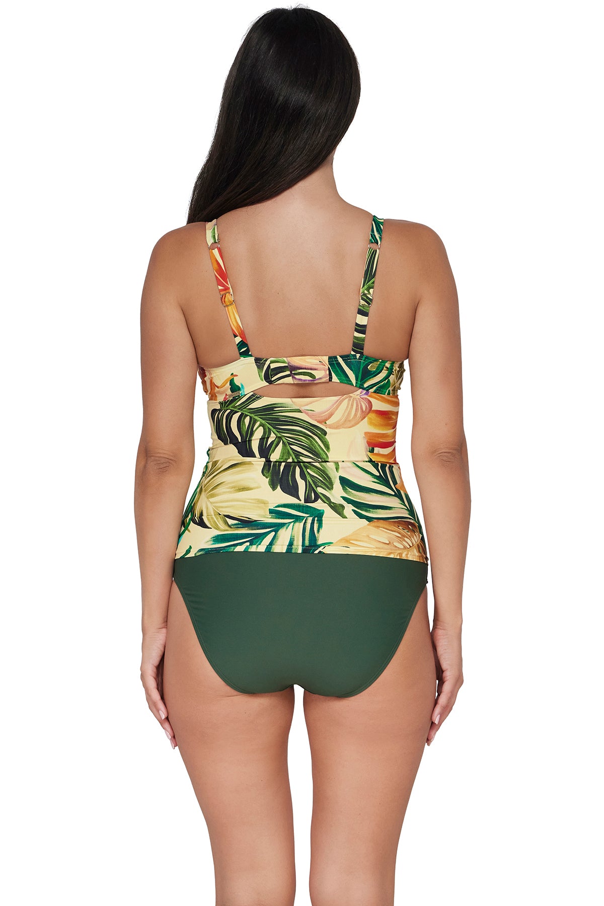 Sunsets Amber Oasis Serena Tankini Top 32D/34C / AMBER / 709