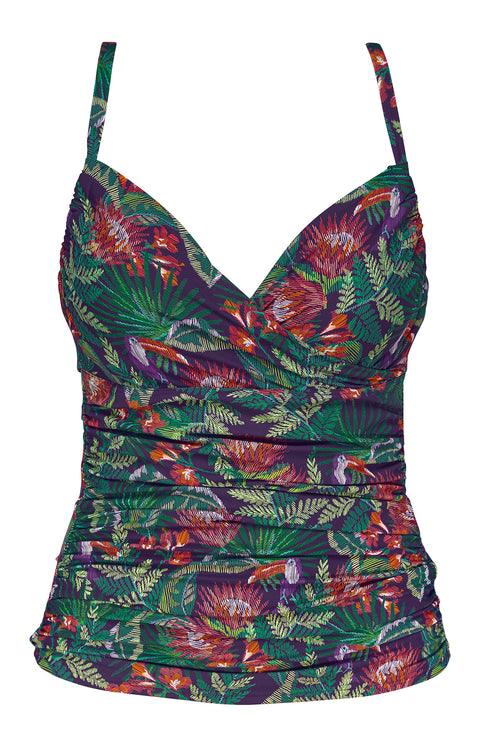 Sunsets Welcome To Rio Serena Tankini Top 32D/34C / WELCO / 709