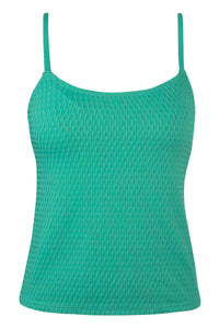 Pacifica Jade Jewel Lurex Coralie Tankini Top