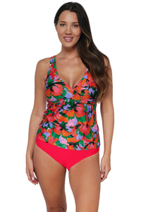 Sunsets Hummingbird Cove Elsie Tankini Top 32D/34C / HUMMI / 738