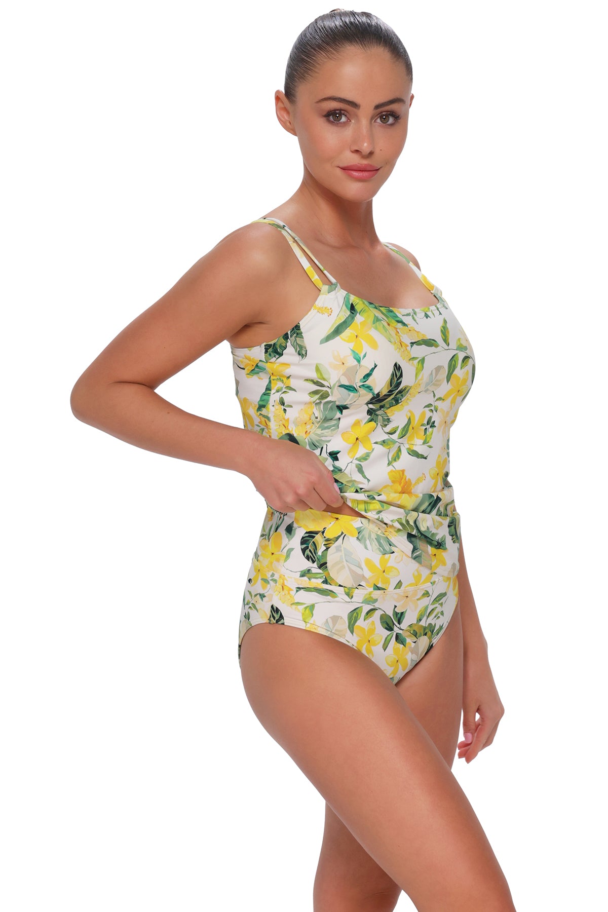 Sunsets Isla Soleil Crepe Taylor Tankini Top