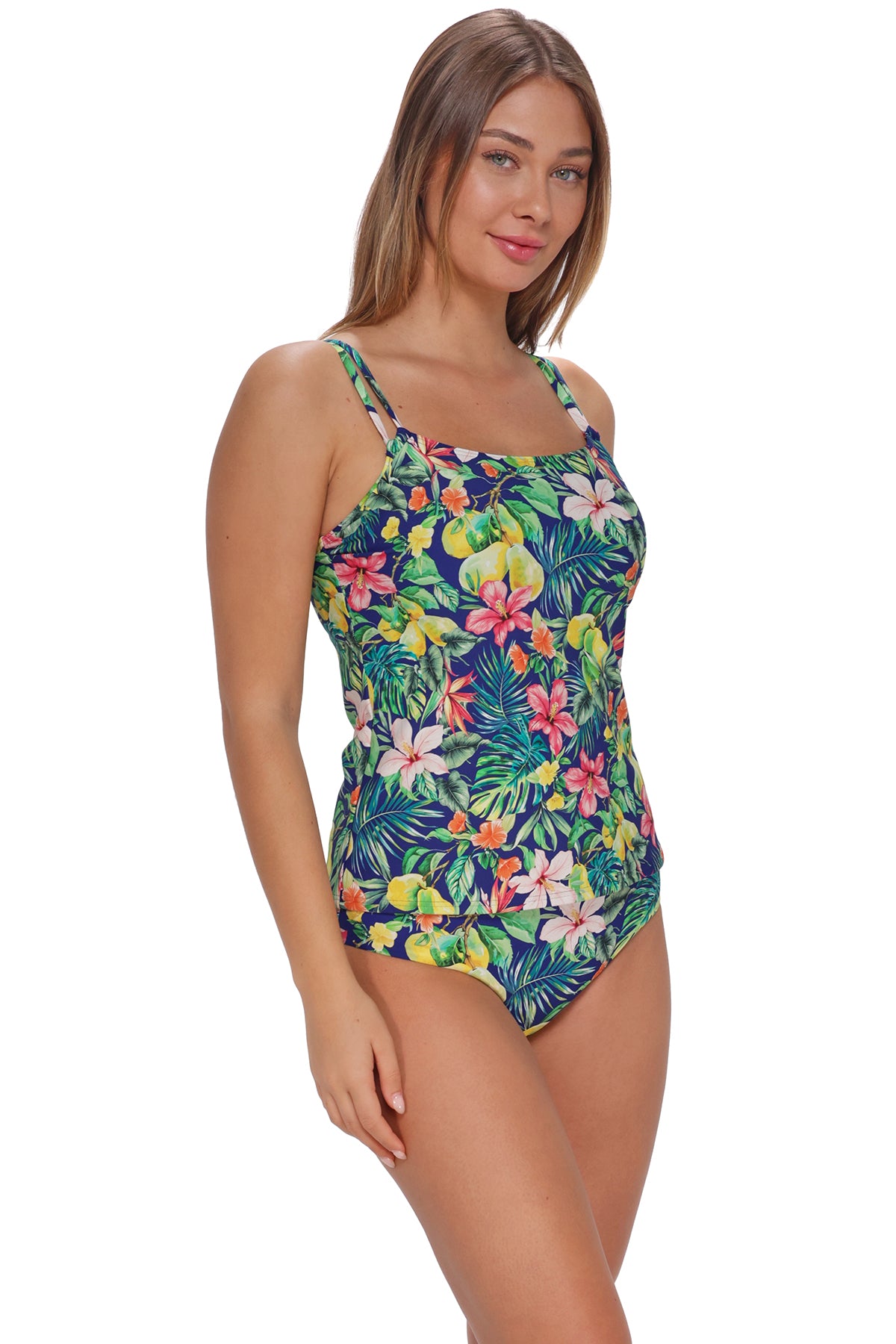 Seaside Harvest Taylor Tankini: Swim Top with Built-in Underwire