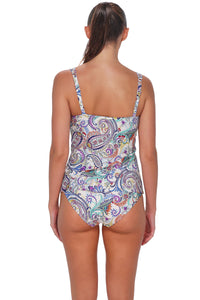 Sunsets Tide Pool Twist Taylor Tankini Top