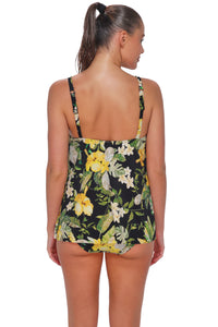 Sunsets Night Bloom Elena Tankini Top