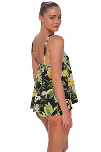 Sunsets Night Bloom Elena Tankini Top