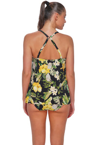 Sunsets Night Bloom Elena Tankini Top
