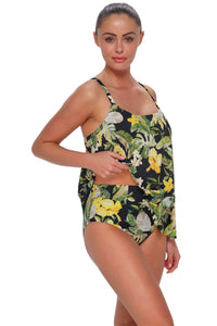 Sunsets Night Bloom Elena Tankini Top