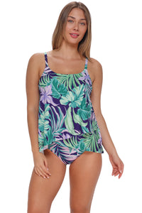 Sunsets Palm Shade Elena Tankini Top