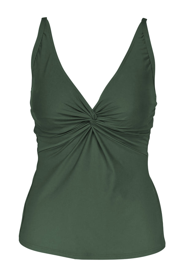 Sunsets Island Green Forever Tankini Top 32D/34C / ISLGR / 77