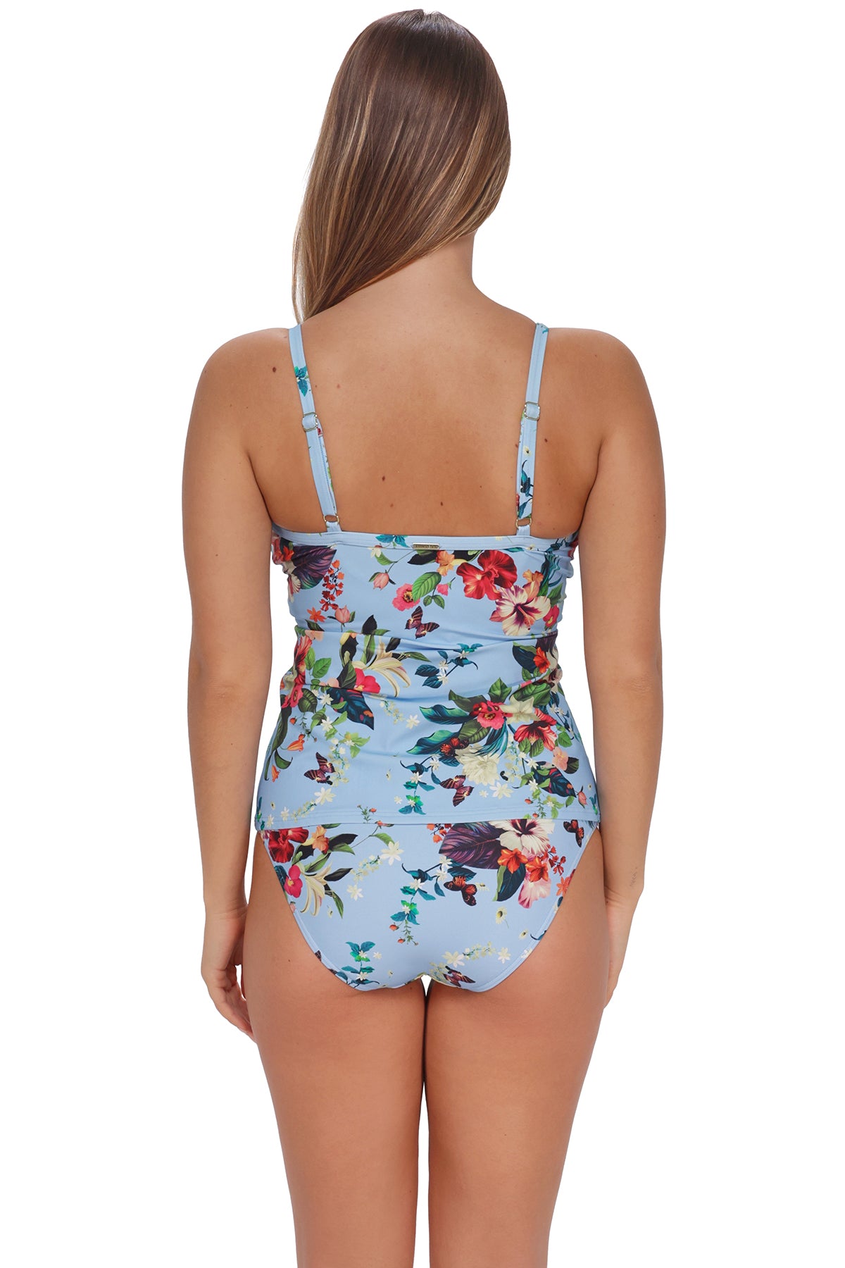 Budding Romance Forever Tankini: Relaxed Fit & Twist Front