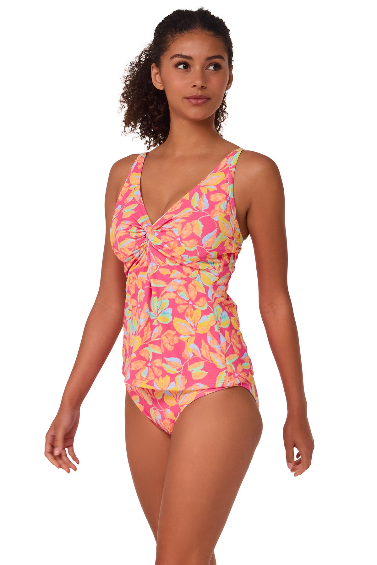 Sunsets Magic Hour Crepe Forever Tankini Top