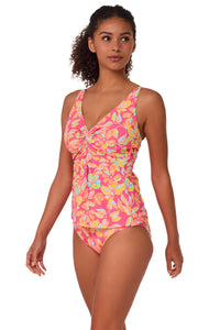 Sunsets Magic Hour Crepe Forever Tankini Top