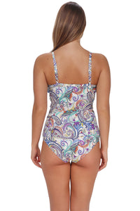 Sunsets Tide Pool Twist Forever Tankini Top
