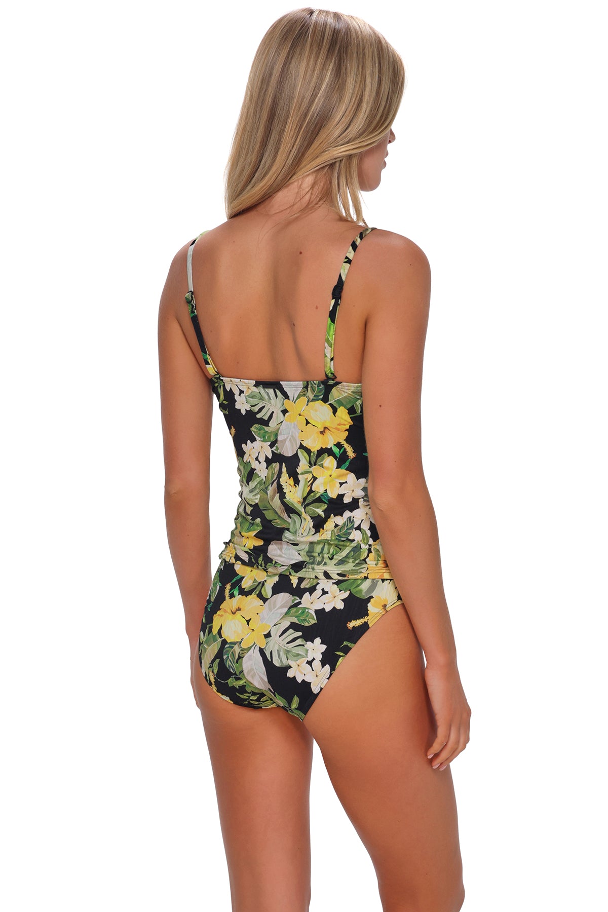 Sunsets Night Bloom Simone Tankini Top