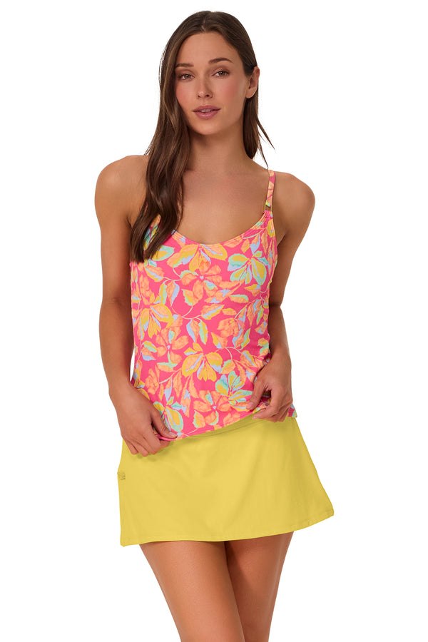 Sunsets Magic Hour Crepe Anya Tankini Top
