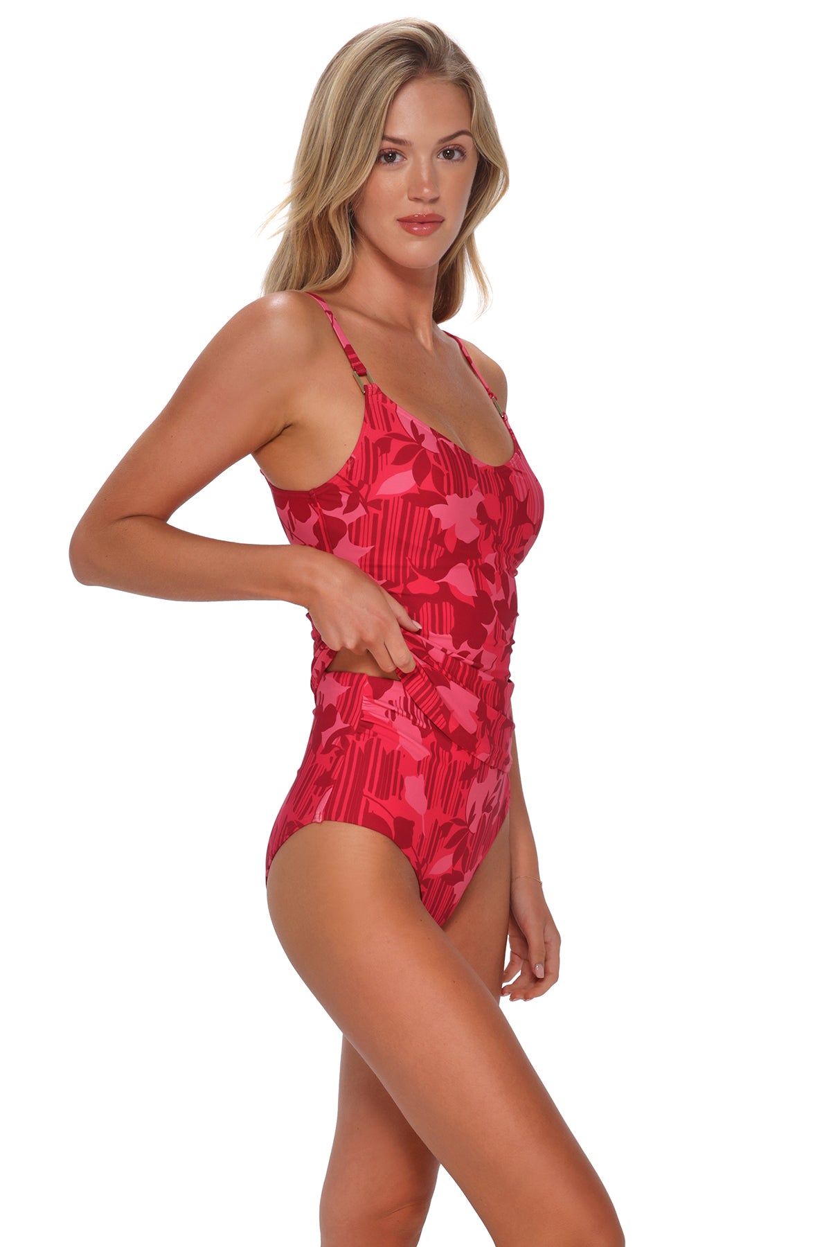 Sunsets Rambling Rose Anya Tankini Top