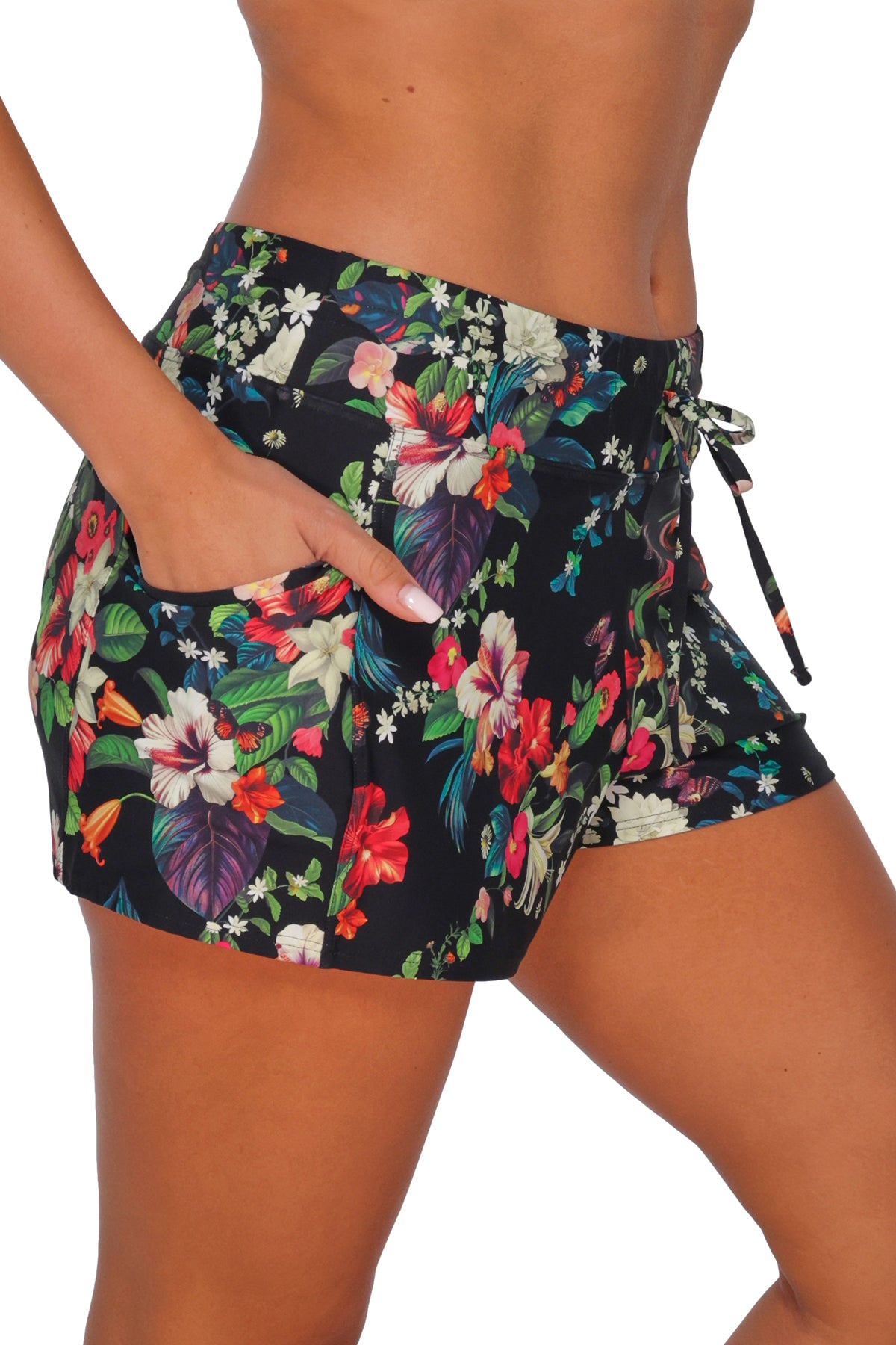 Fleur Noire Laguna Swim Short - Women's Casual Wear - Sunsets