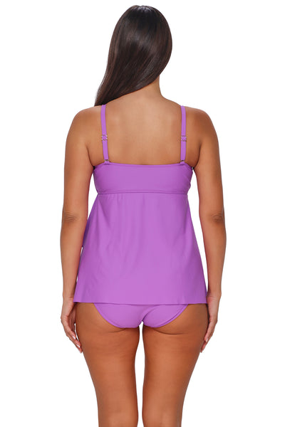 Sunsets Escape Berry Burst Molly Bandeau Tankini Top