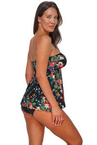 Sunsets Escape Fleur Noire Molly Bandeau Tankini Top