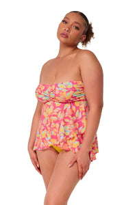 Sunsets Escape Magic Hour Crepe Molly Bandeau Tankini Top